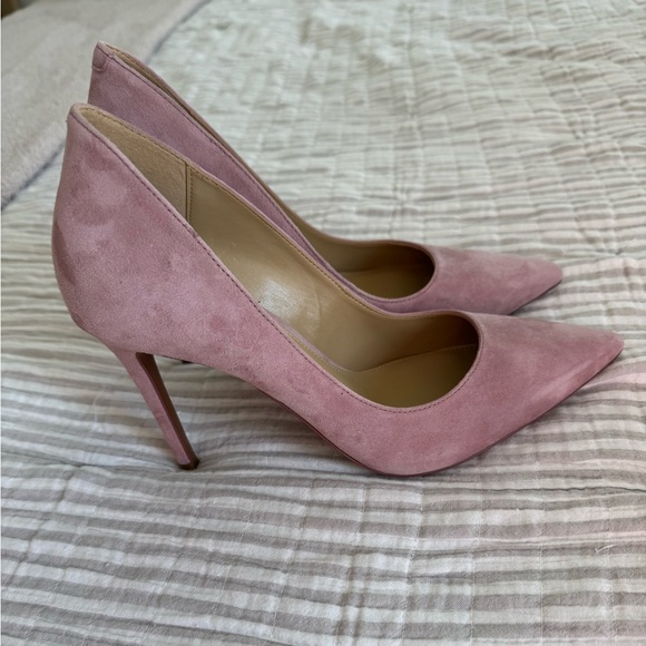 Michael Kors Keke Pumps Pink Suede size 8 - Picture 2 of 5